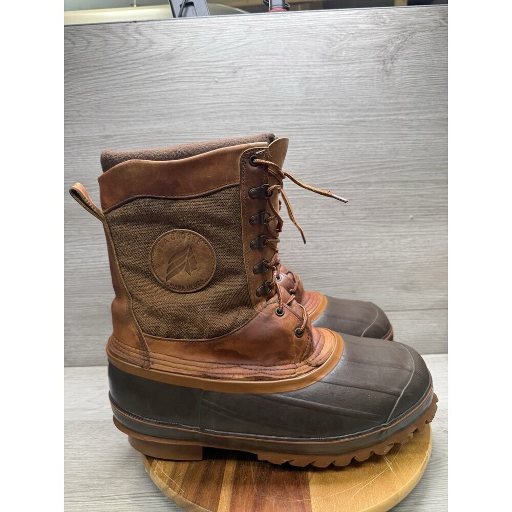 Lacrosse Ice King 400G Pac Boots Brown 10" High Men's Winter Boots 600014 Men 12
